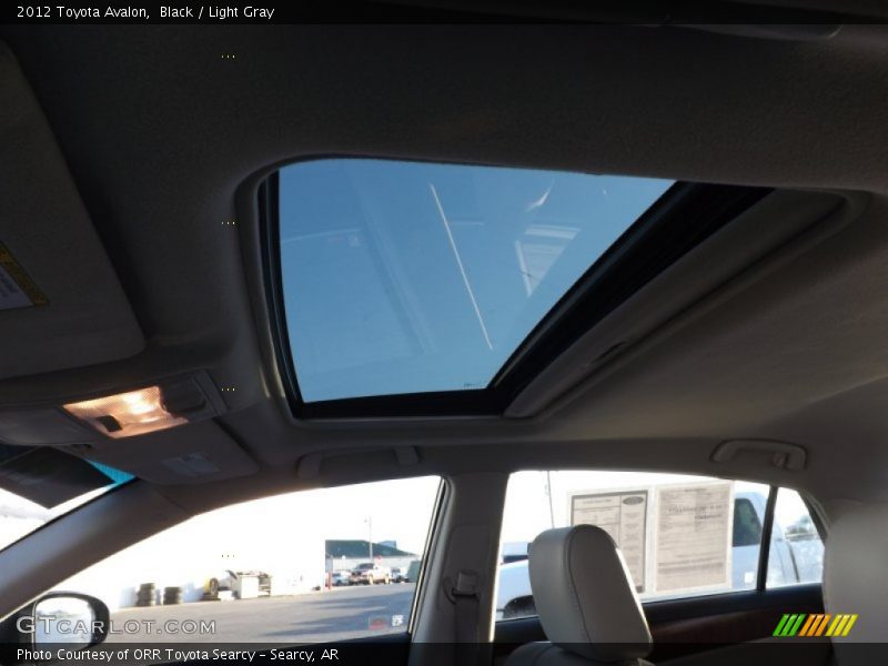 Black / Light Gray 2012 Toyota Avalon