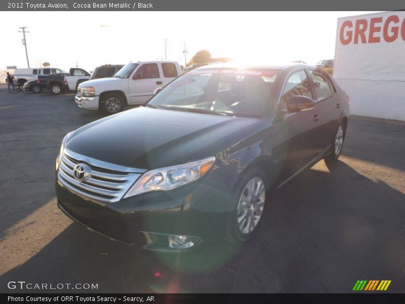 Cocoa Bean Metallic / Black 2012 Toyota Avalon