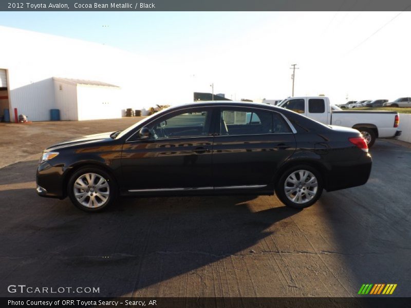 Cocoa Bean Metallic / Black 2012 Toyota Avalon