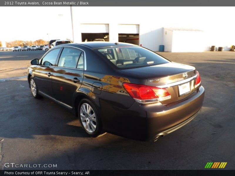 Cocoa Bean Metallic / Black 2012 Toyota Avalon