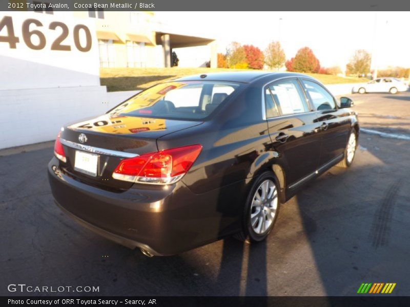Cocoa Bean Metallic / Black 2012 Toyota Avalon