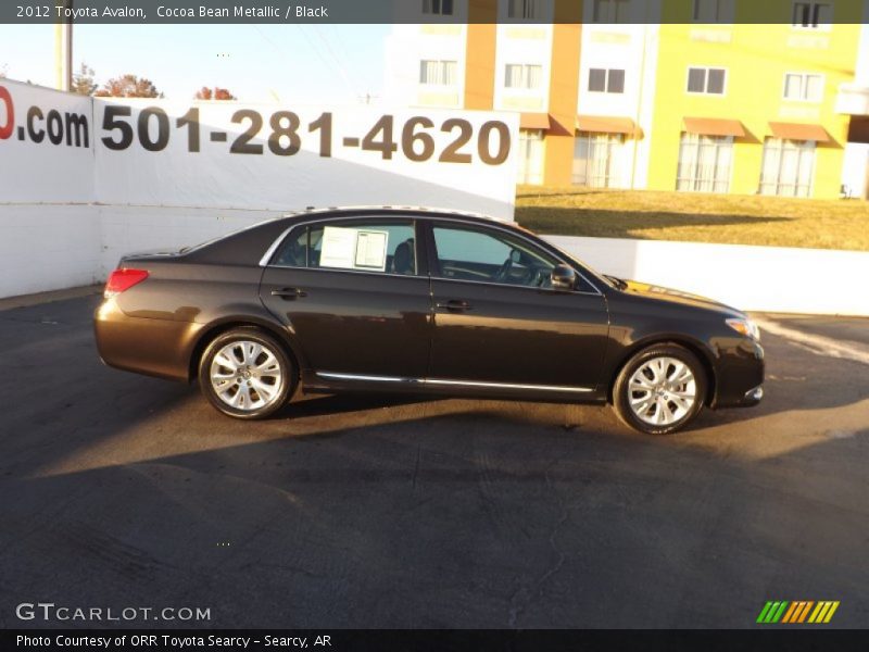 Cocoa Bean Metallic / Black 2012 Toyota Avalon