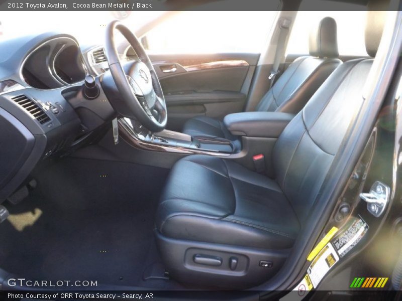 Cocoa Bean Metallic / Black 2012 Toyota Avalon