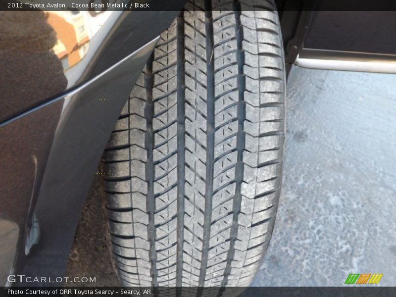 Cocoa Bean Metallic / Black 2012 Toyota Avalon