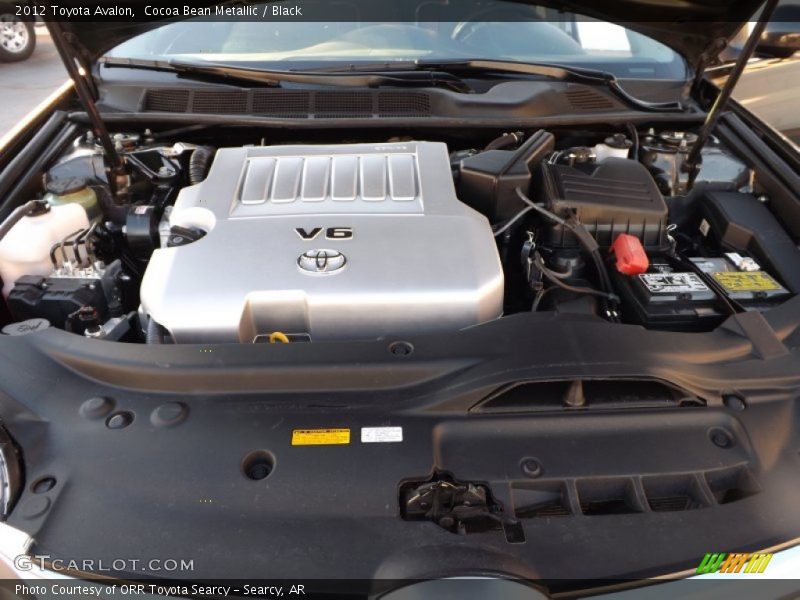 Cocoa Bean Metallic / Black 2012 Toyota Avalon