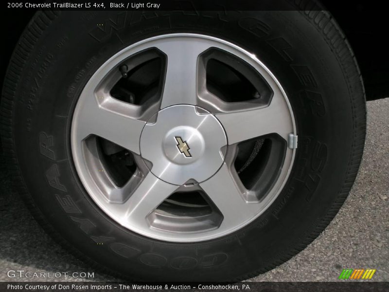 Black / Light Gray 2006 Chevrolet TrailBlazer LS 4x4