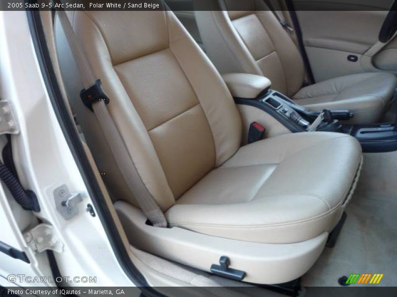 Polar White / Sand Beige 2005 Saab 9-5 Arc Sedan