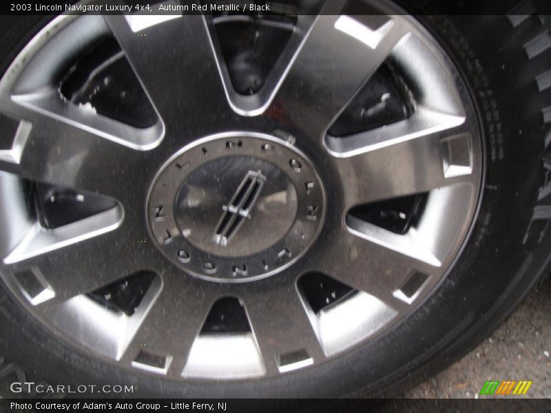 Autumn Red Metallic / Black 2003 Lincoln Navigator Luxury 4x4