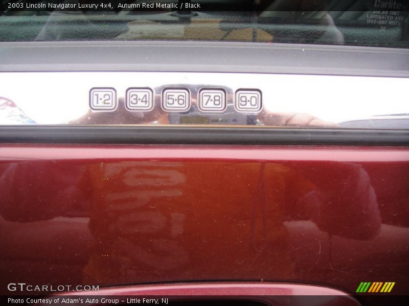 Autumn Red Metallic / Black 2003 Lincoln Navigator Luxury 4x4