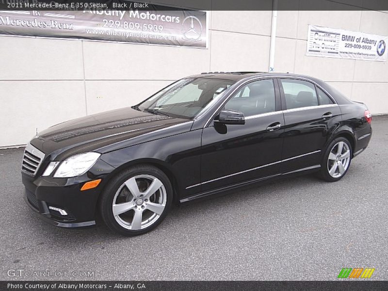 Black / Black 2011 Mercedes-Benz E 350 Sedan
