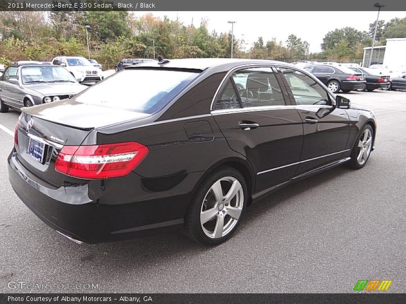 Black / Black 2011 Mercedes-Benz E 350 Sedan