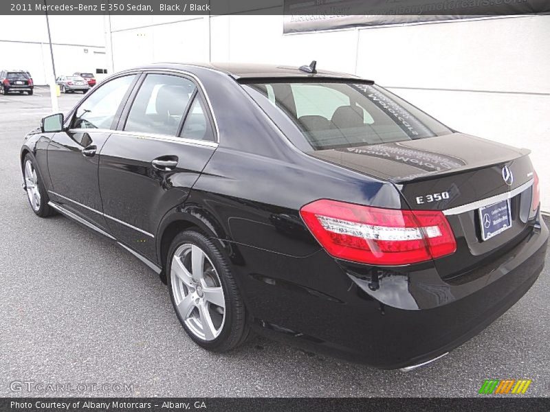 Black / Black 2011 Mercedes-Benz E 350 Sedan