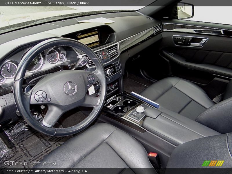 Black / Black 2011 Mercedes-Benz E 350 Sedan