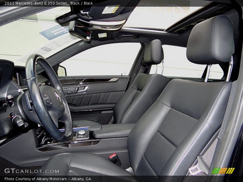 Black / Black 2011 Mercedes-Benz E 350 Sedan