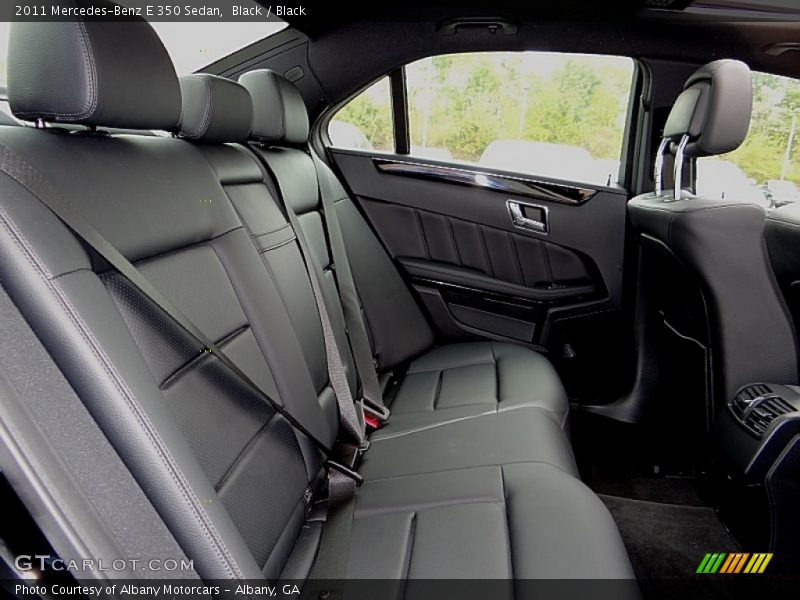 Black / Black 2011 Mercedes-Benz E 350 Sedan