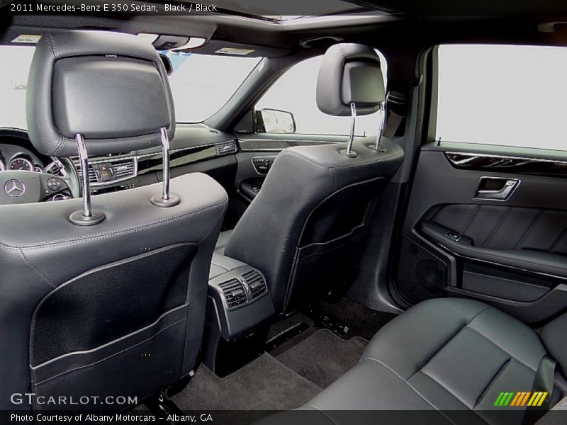 Black / Black 2011 Mercedes-Benz E 350 Sedan