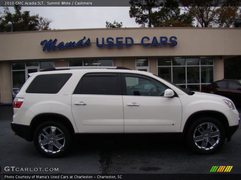 Summit White / Cashmere 2010 GMC Acadia SLT