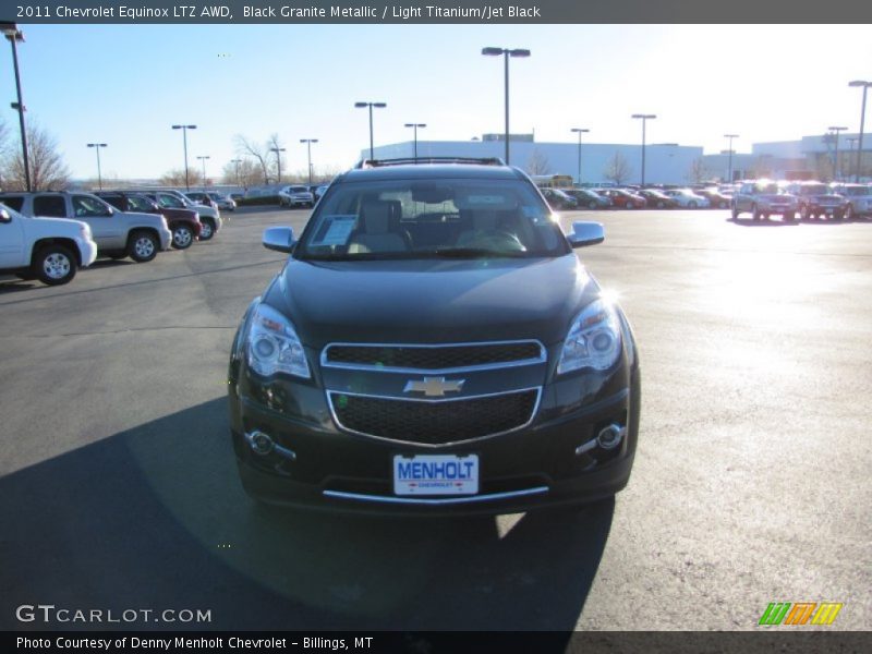 Black Granite Metallic / Light Titanium/Jet Black 2011 Chevrolet Equinox LTZ AWD