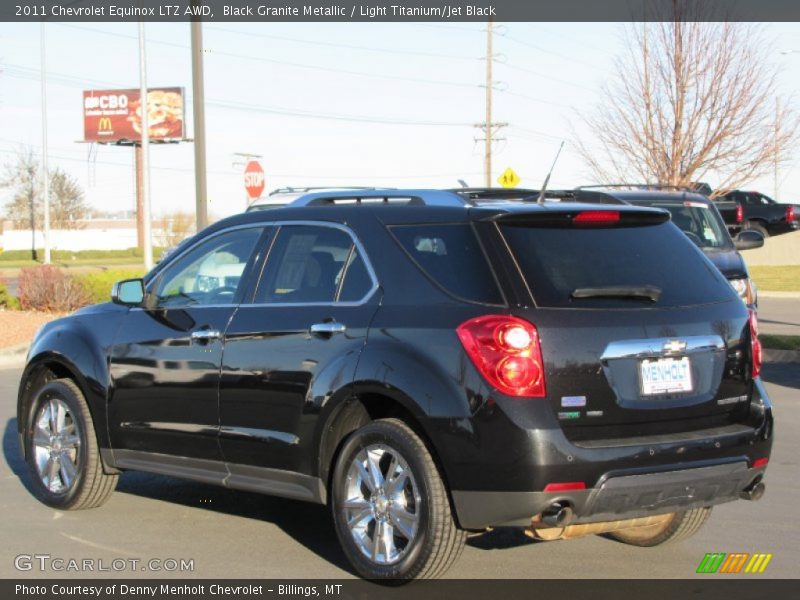 Black Granite Metallic / Light Titanium/Jet Black 2011 Chevrolet Equinox LTZ AWD