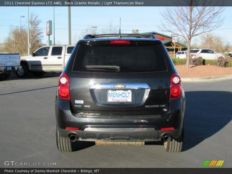 Black Granite Metallic / Light Titanium/Jet Black 2011 Chevrolet Equinox LTZ AWD