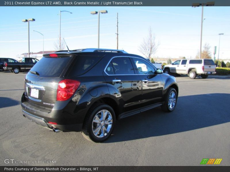Black Granite Metallic / Light Titanium/Jet Black 2011 Chevrolet Equinox LTZ AWD