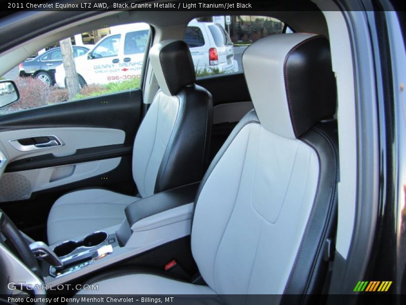 Black Granite Metallic / Light Titanium/Jet Black 2011 Chevrolet Equinox LTZ AWD