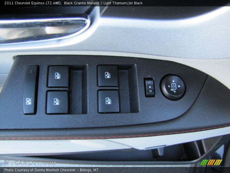 Black Granite Metallic / Light Titanium/Jet Black 2011 Chevrolet Equinox LTZ AWD