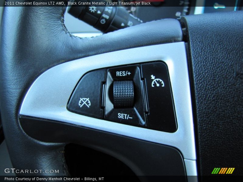 Black Granite Metallic / Light Titanium/Jet Black 2011 Chevrolet Equinox LTZ AWD
