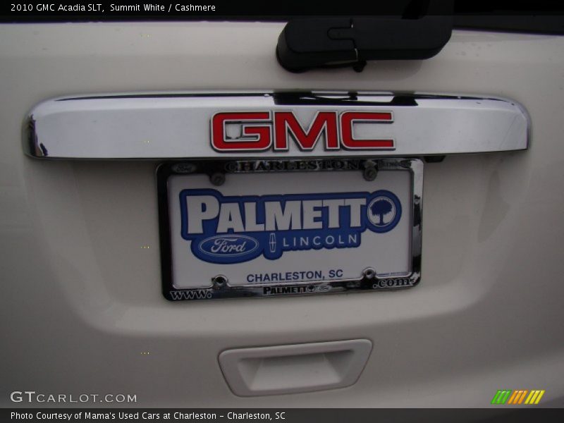 Summit White / Cashmere 2010 GMC Acadia SLT