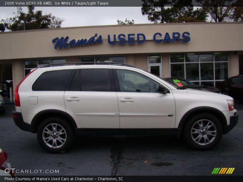 Ice White / Taupe/Light Taupe 2006 Volvo XC90 V8 AWD