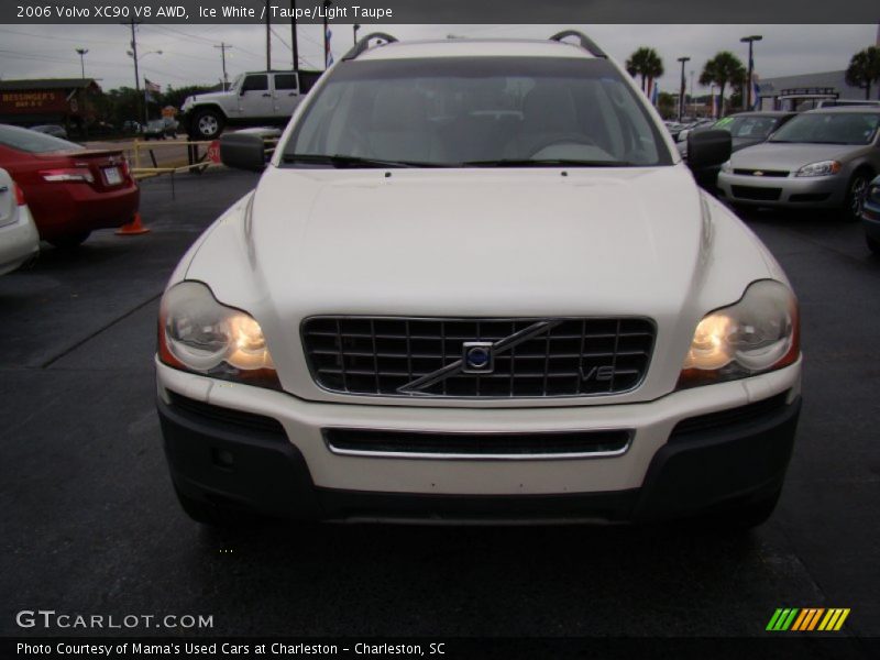 Ice White / Taupe/Light Taupe 2006 Volvo XC90 V8 AWD