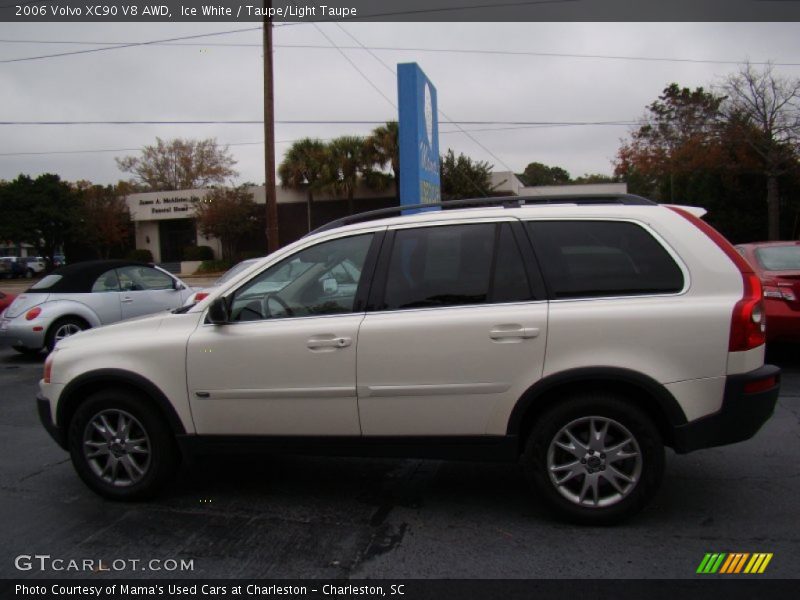 Ice White / Taupe/Light Taupe 2006 Volvo XC90 V8 AWD