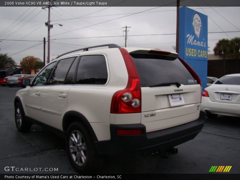 Ice White / Taupe/Light Taupe 2006 Volvo XC90 V8 AWD