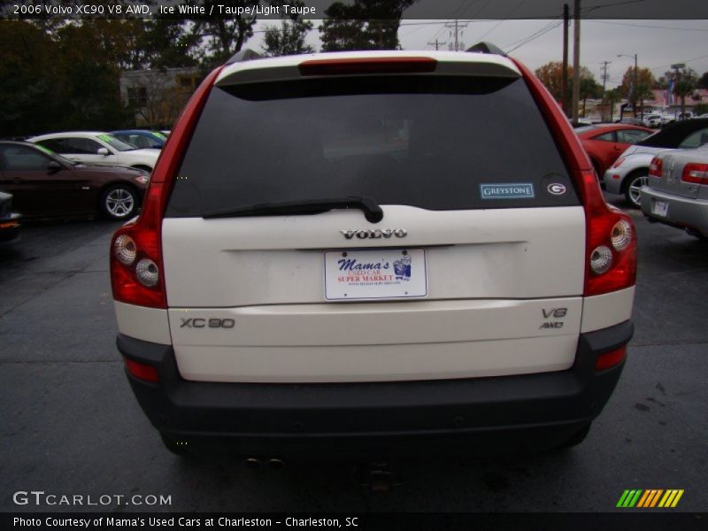 Ice White / Taupe/Light Taupe 2006 Volvo XC90 V8 AWD