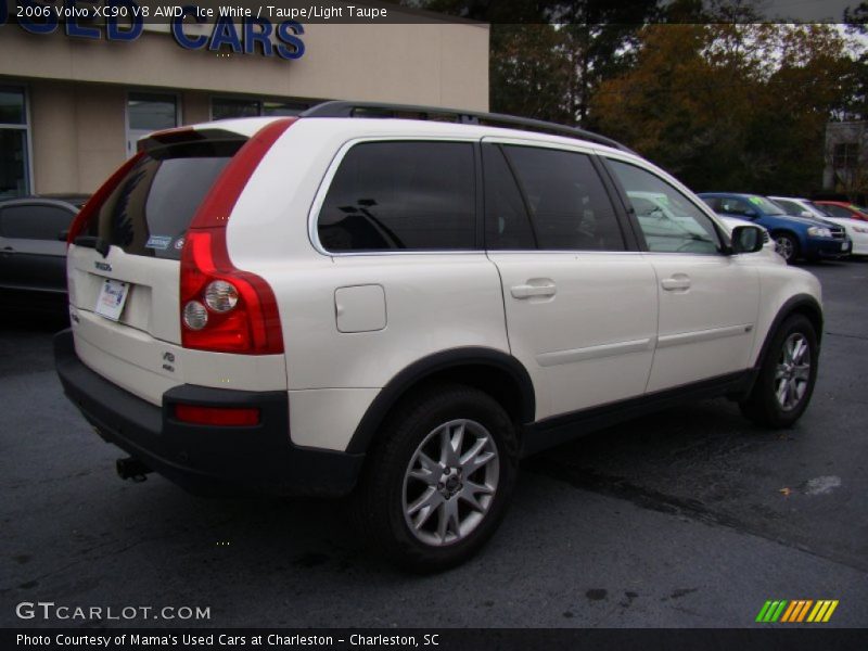 Ice White / Taupe/Light Taupe 2006 Volvo XC90 V8 AWD