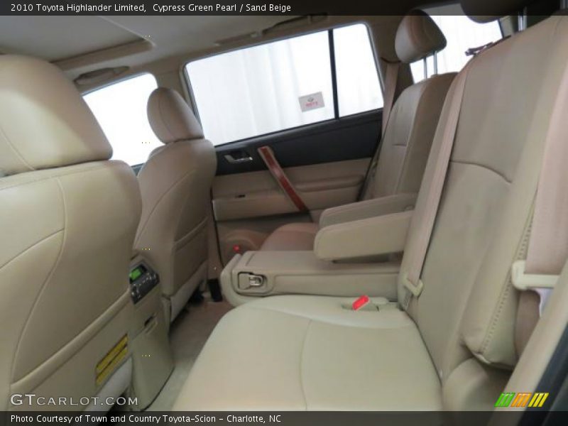 Cypress Green Pearl / Sand Beige 2010 Toyota Highlander Limited