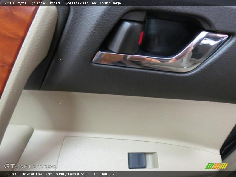 Cypress Green Pearl / Sand Beige 2010 Toyota Highlander Limited