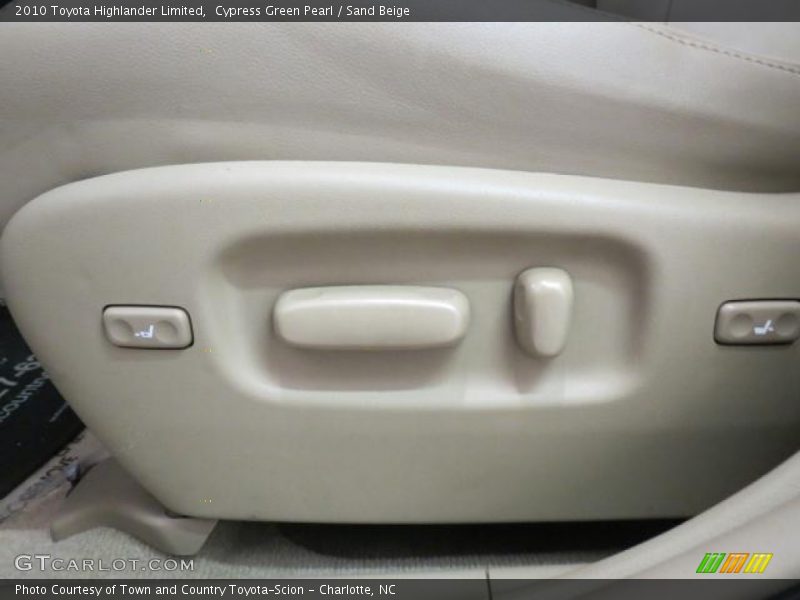 Cypress Green Pearl / Sand Beige 2010 Toyota Highlander Limited