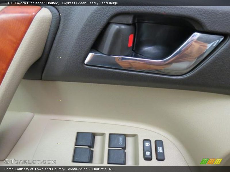 Cypress Green Pearl / Sand Beige 2010 Toyota Highlander Limited