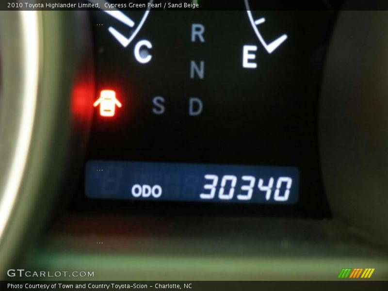 Cypress Green Pearl / Sand Beige 2010 Toyota Highlander Limited