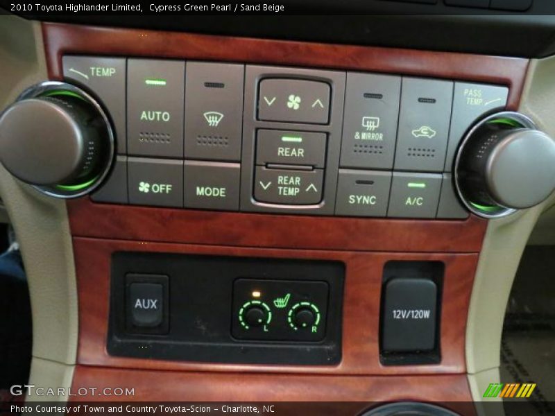 Cypress Green Pearl / Sand Beige 2010 Toyota Highlander Limited