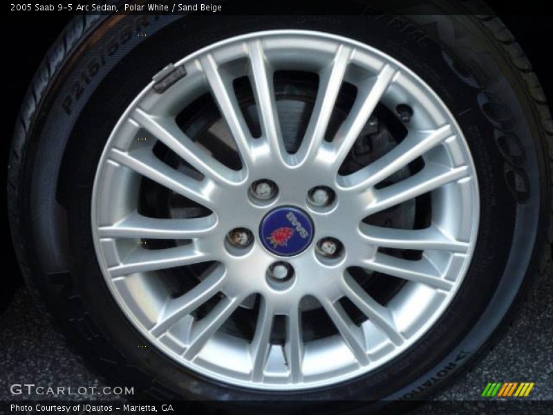 Polar White / Sand Beige 2005 Saab 9-5 Arc Sedan