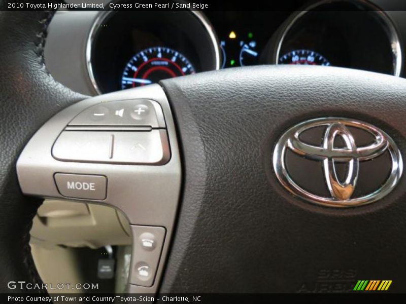 Cypress Green Pearl / Sand Beige 2010 Toyota Highlander Limited
