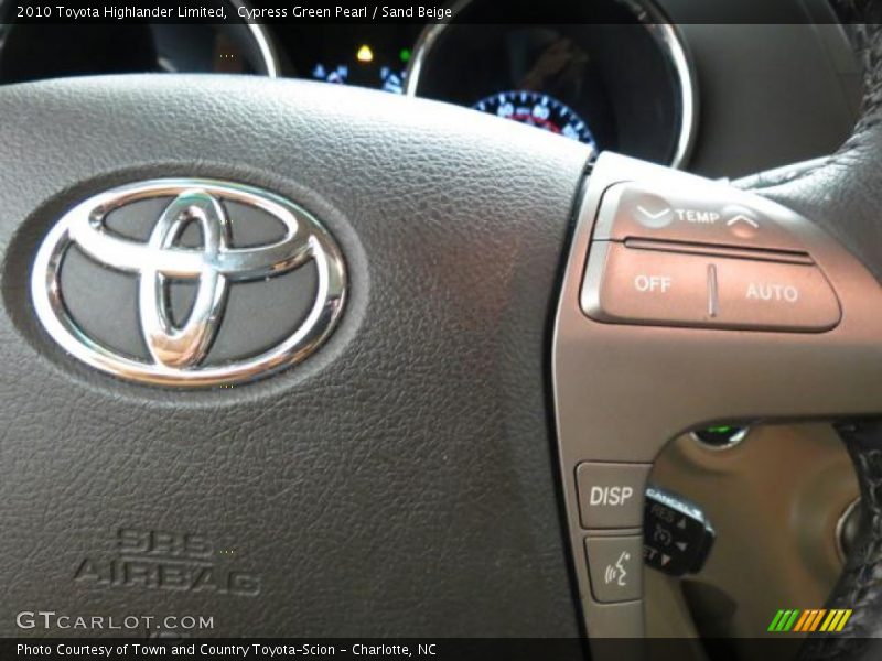 Cypress Green Pearl / Sand Beige 2010 Toyota Highlander Limited