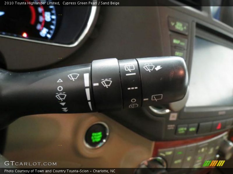 Cypress Green Pearl / Sand Beige 2010 Toyota Highlander Limited