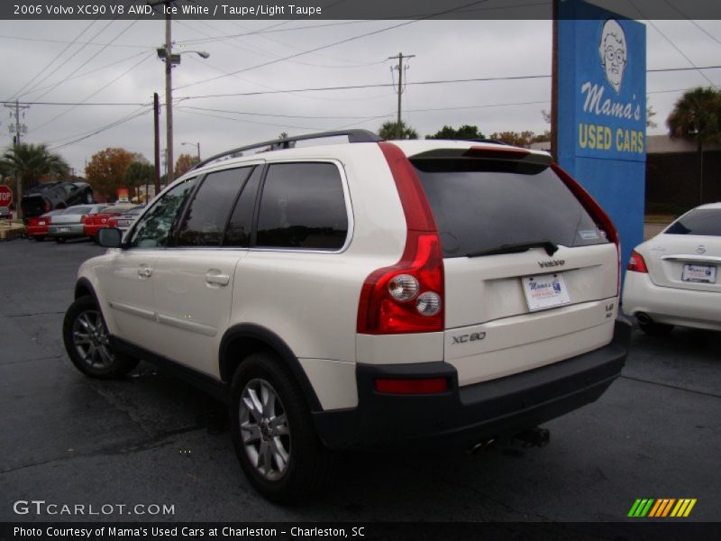 Ice White / Taupe/Light Taupe 2006 Volvo XC90 V8 AWD