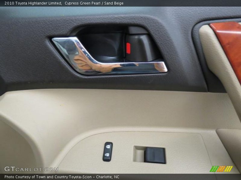 Cypress Green Pearl / Sand Beige 2010 Toyota Highlander Limited