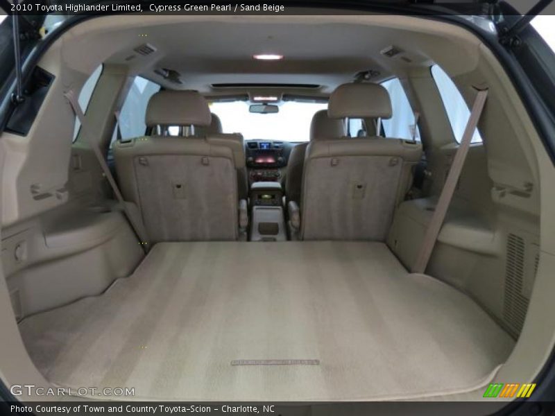 Cypress Green Pearl / Sand Beige 2010 Toyota Highlander Limited