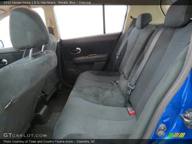 Metallic Blue / Charcoal 2010 Nissan Versa 1.8 SL Hatchback