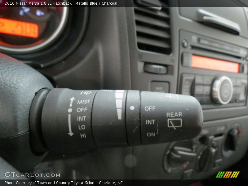 Metallic Blue / Charcoal 2010 Nissan Versa 1.8 SL Hatchback